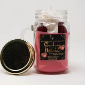 STRAWBERRY MILKSHAKE DESSERT CANDLE